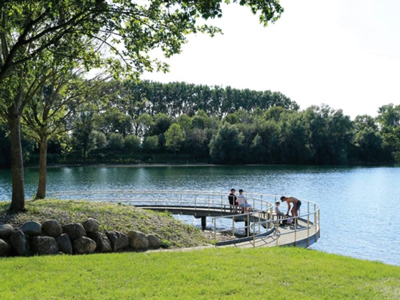 Lebensordnung - Steg an Wasser, Xanten
